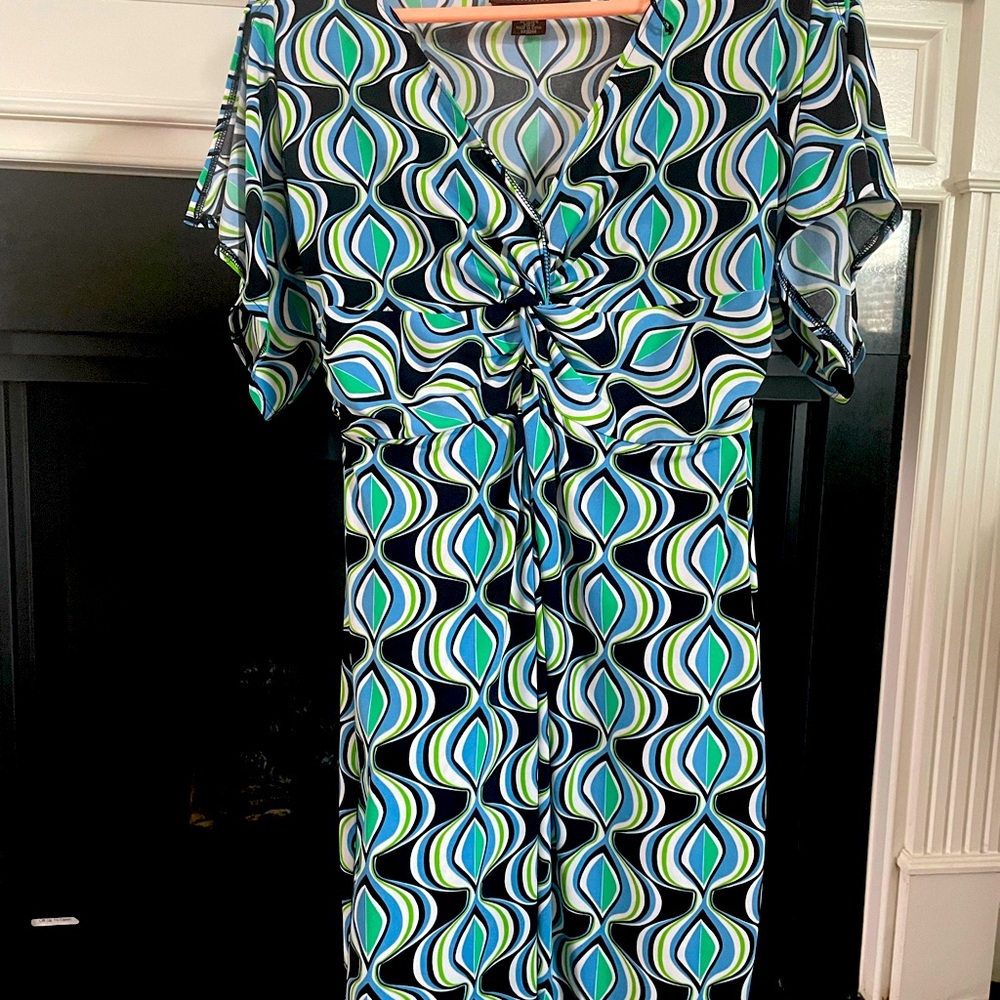 Chadwick’s brand, silky soft fabric in bright greens and blues